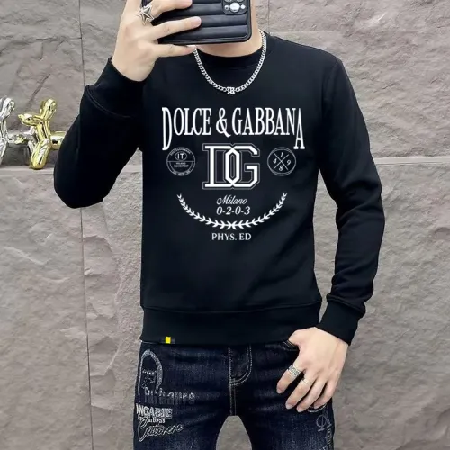 Dolce &amp; Gabbana D&amp;G Hoodies Long Sleeved For Men #1410971 $48.00 USD, Wholesale Replica Dolce &amp; Gabbana D&amp;G Hoodies