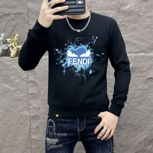 Fendi Hoodies Long Sleeved For Men #1411011 $48.00 USD, Wholesale Replica Fendi Hoodies