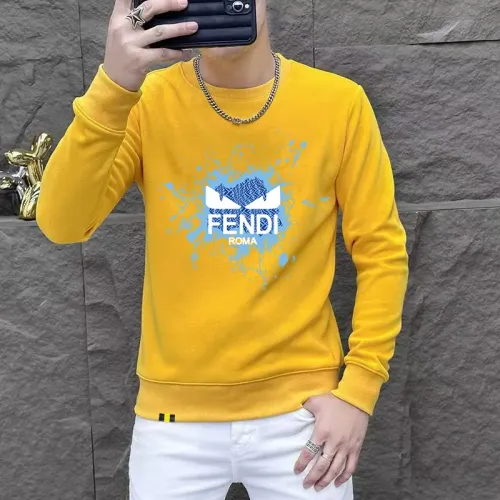 Fendi Hoodies Long Sleeved For Men #1411015 $48.00 USD, Wholesale Replica Fendi Hoodies