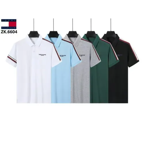 Replica Tommy Hilfiger TH T-Shirts Short Sleeved For Men #1411088 $38.00 USD for Wholesale