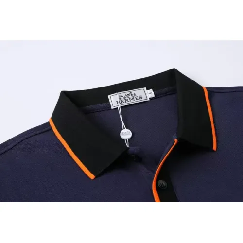 Replica Hermes T-Shirts Short Sleeved For Men #1411101 $38.00 USD for Wholesale
