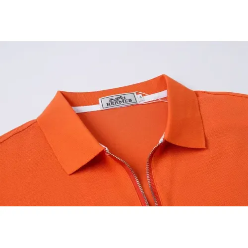 Replica Hermes T-Shirts Short Sleeved For Men #1411105 $38.00 USD for Wholesale