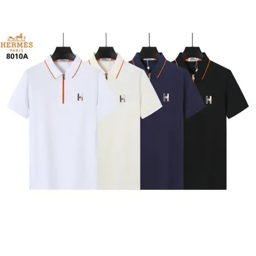 Replica Hermes T-Shirts Short Sleeved For Men #1411120 $38.00 USD for Wholesale