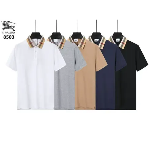 Replica Burberry T-Shirts Short Sleeved For Men #1411130 $38.00 USD for Wholesale