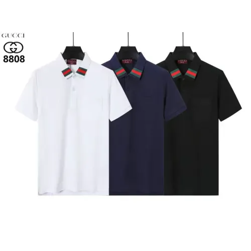 Replica Gucci T-Shirts Short Sleeved For Men #1411225 $38.00 USD for Wholesale