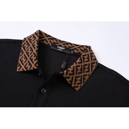 Replica Fendi T-Shirts Short Sleeved For Men #1411261 $38.00 USD for Wholesale