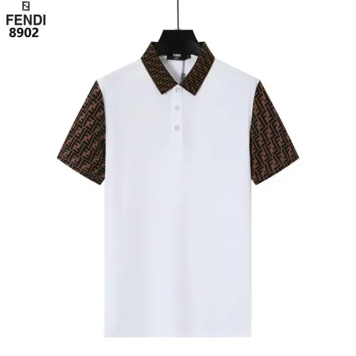 Fendi T-Shirts Short Sleeved For Men #1411262 $38.00 USD, Wholesale Replica Fendi T-Shirts