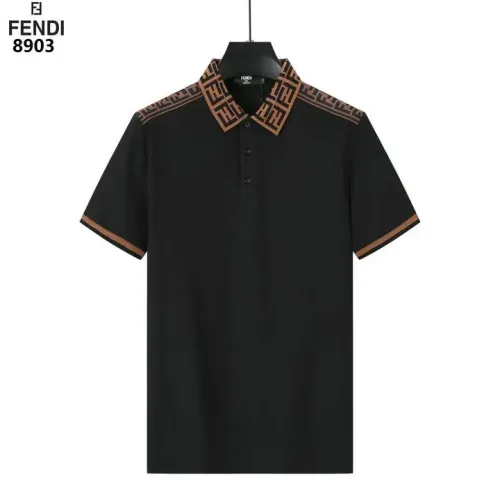 Fendi T-Shirts Short Sleeved For Men #1411265 $38.00 USD, Wholesale Replica Fendi T-Shirts