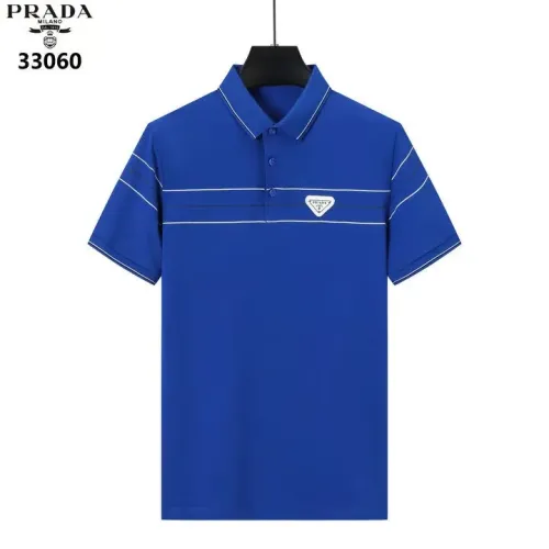 Prada T-Shirts Short Sleeved For Men #1411267 $38.00 USD, Wholesale Replica Prada T-Shirts