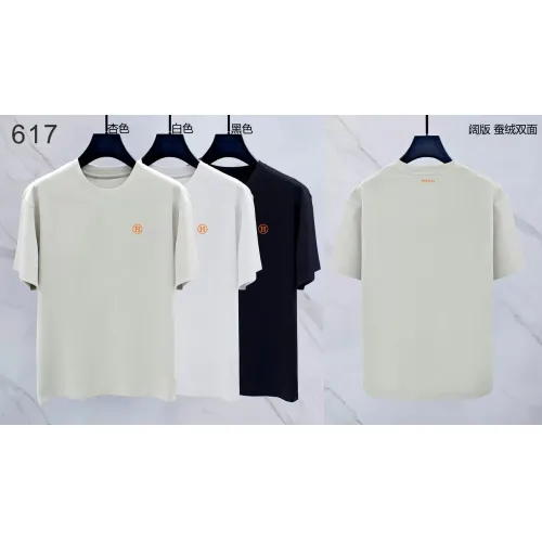 Replica Hermes T-Shirts Short Sleeved For Men #1411330 $38.00 USD for Wholesale