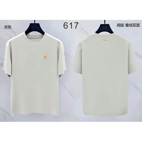 Hermes T-Shirts Short Sleeved For Men #1411331 $38.00 USD, Wholesale Replica Hermes T-Shirts