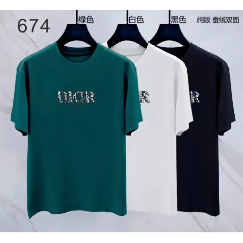 Replica Christian Dior T-Shirts Short Sleeved For Men #1411362 $38.00 USD for Wholesale