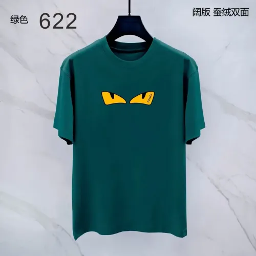Fendi T-Shirts Short Sleeved For Men #1411413 $38.00 USD, Wholesale Replica Fendi T-Shirts