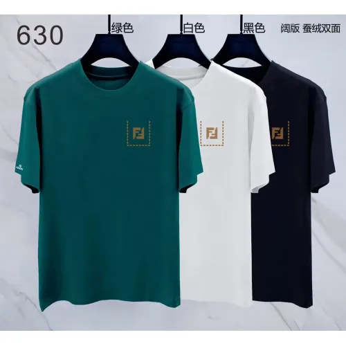 Replica Fendi T-Shirts Short Sleeved For Men #1411415 $38.00 USD for Wholesale