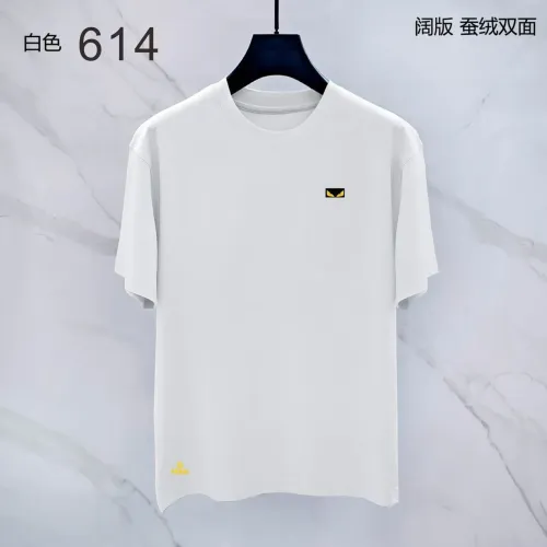Fendi T-Shirts Short Sleeved For Men #1411419 $38.00 USD, Wholesale Replica Fendi T-Shirts