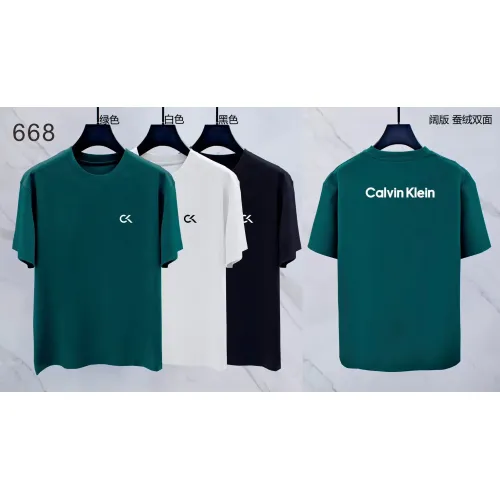 Replica Calvin Klein CK T-Shirts Short Sleeved For Men #1411434 $38.00 USD for Wholesale