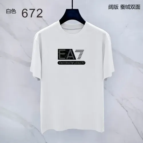 Armani T-Shirts Short Sleeved For Men #1411437 $38.00 USD, Wholesale Replica Armani T-Shirts