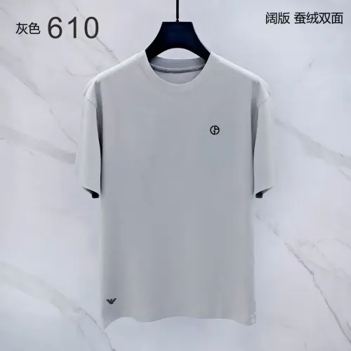 Armani T-Shirts Short Sleeved For Men #1411449 $38.00 USD, Wholesale Replica Armani T-Shirts