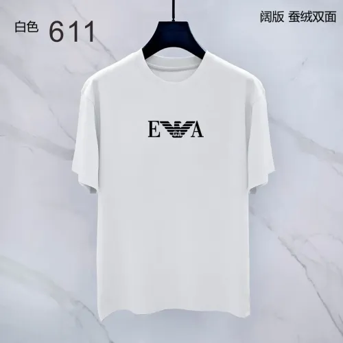 Armani T-Shirts Short Sleeved For Men #1411456 $38.00 USD, Wholesale Replica Armani T-Shirts