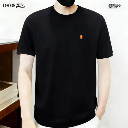 Replica Hermes T-Shirts Short Sleeved For Men #1411516 $38.00 USD for Wholesale