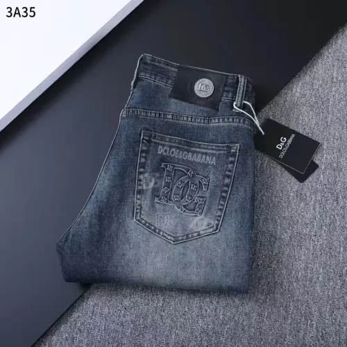 Dolce &amp; Gabbana D&amp;G Jeans For Men #1411577 $45.00 USD, Wholesale Replica Dolce &amp; Gabbana D&amp;G Jeans