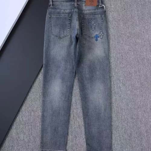 Replica Chrome Hearts Jeans For Men #1411581 $45.00 USD for Wholesale
