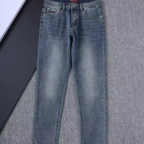 Replica Gucci Jeans For Men #1411583 $45.00 USD for Wholesale