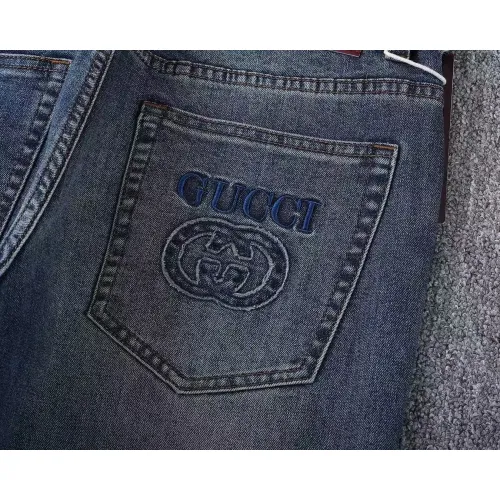 Replica Gucci Jeans For Men #1411583 $45.00 USD for Wholesale