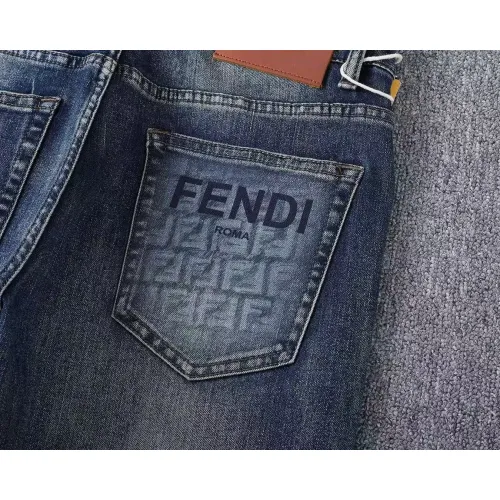 Replica Fendi Jeans For Men #1411586 $45.00 USD for Wholesale