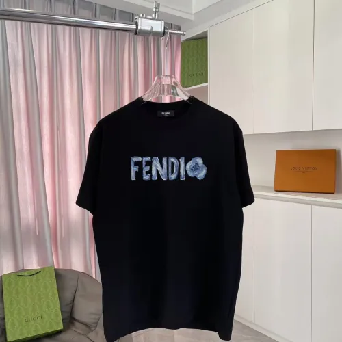 Fendi T-Shirts Short Sleeved For Unisex #1411707 $42.00 USD, Wholesale Replica Fendi T-Shirts
