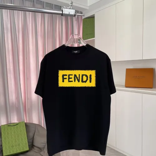 Fendi T-Shirts Short Sleeved For Unisex #1411712 $42.00 USD, Wholesale Replica Fendi T-Shirts