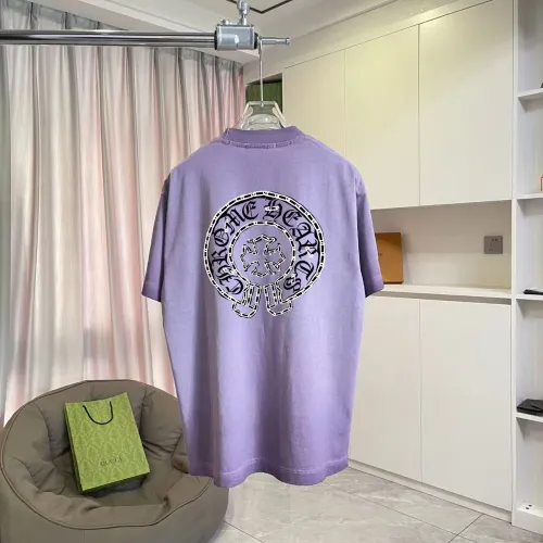 Chrome Hearts T-Shirts Short Sleeved For Unisex #1411716 $45.00 USD, Wholesale Replica Chrome Hearts T-Shirts