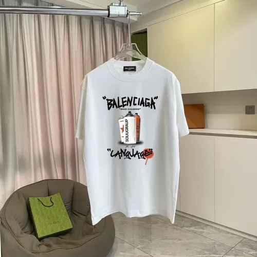 Balenciaga T-Shirts Short Sleeved For Unisex #1411778 $45.00 USD, Wholesale Replica Balenciaga T-Shirts