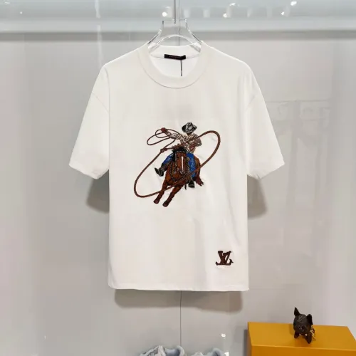 Louis Vuitton LV T-Shirts Short Sleeved For Unisex #1411794 $48.00 USD, Wholesale Replica Louis Vuitton LV T-Shirts