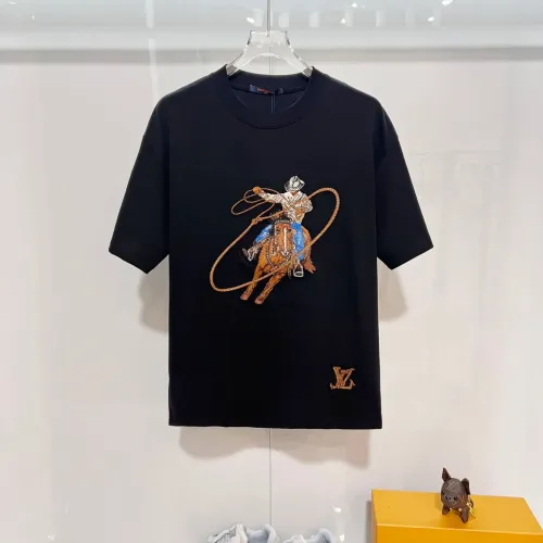 Louis Vuitton LV T-Shirts Short Sleeved For Unisex #1411795 $48.00 USD, Wholesale Replica Louis Vuitton LV T-Shirts