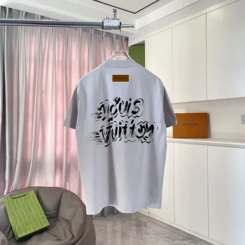 Louis Vuitton LV T-Shirts Short Sleeved For Unisex #1411856 $42.00 USD, Wholesale Replica Louis Vuitton LV T-Shirts