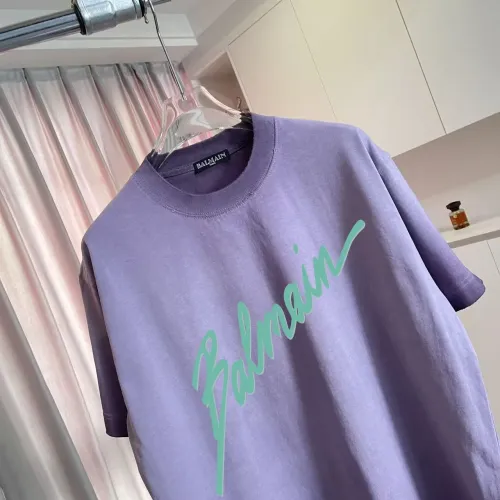 Replica Balmain T-Shirts Short Sleeved For Unisex #1411935 $45.00 USD for Wholesale
