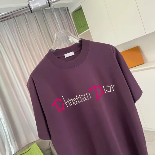 Replica Christian Dior T-Shirts Short Sleeved For Unisex #1411966 $42.00 USD for Wholesale