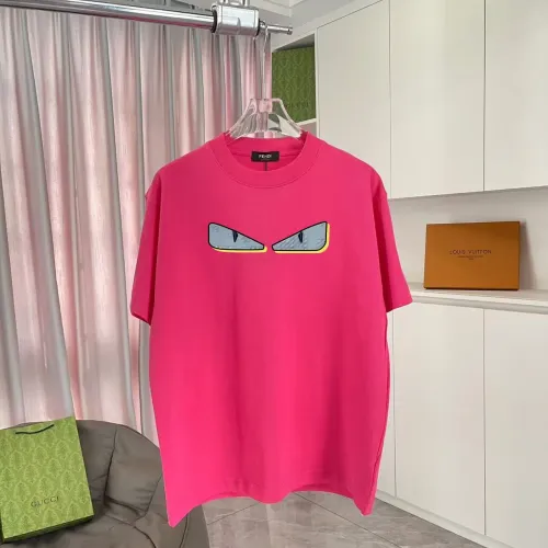 Fendi T-Shirts Short Sleeved For Unisex #1411971 $42.00 USD, Wholesale Replica Fendi T-Shirts