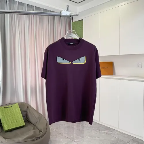Fendi T-Shirts Short Sleeved For Unisex #1411972 $42.00 USD, Wholesale Replica Fendi T-Shirts