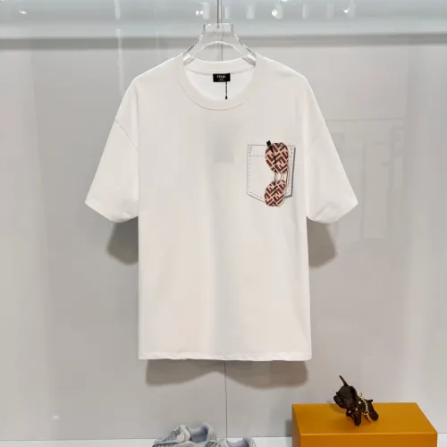Fendi T-Shirts Short Sleeved For Unisex #1411978 $45.00 USD, Wholesale Replica Fendi T-Shirts