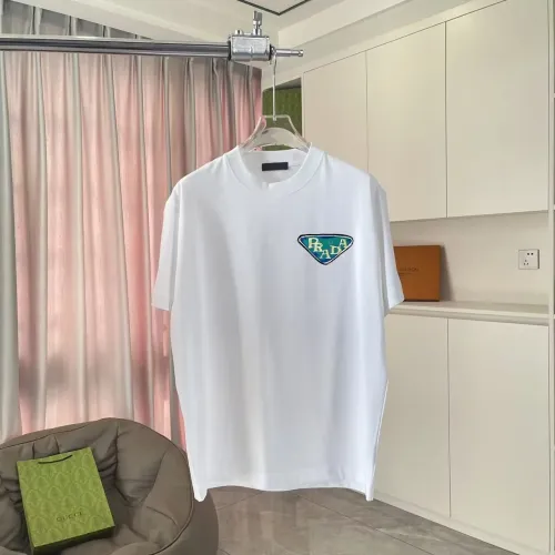 Prada T-Shirts Short Sleeved For Unisex #1411986 $42.00 USD, Wholesale Replica Prada T-Shirts