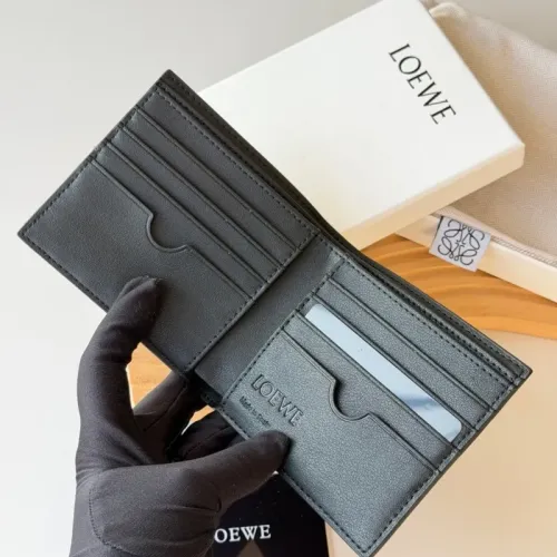 Replica LOEWE Wallet For Men #1412060 $56.00 USD for Wholesale