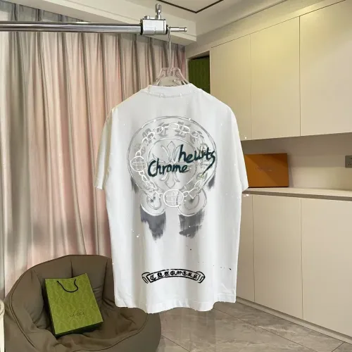 Chrome Hearts T-Shirts Short Sleeved For Unisex #1412082 $45.00 USD, Wholesale Replica Chrome Hearts T-Shirts