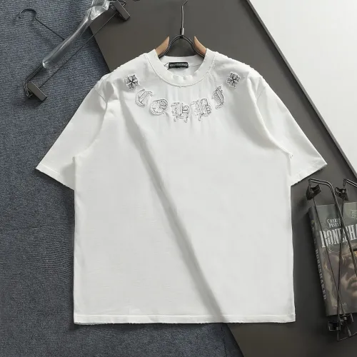 Chrome Hearts T-Shirts Short Sleeved For Unisex #1412111 $52.00 USD, Wholesale Replica Chrome Hearts T-Shirts