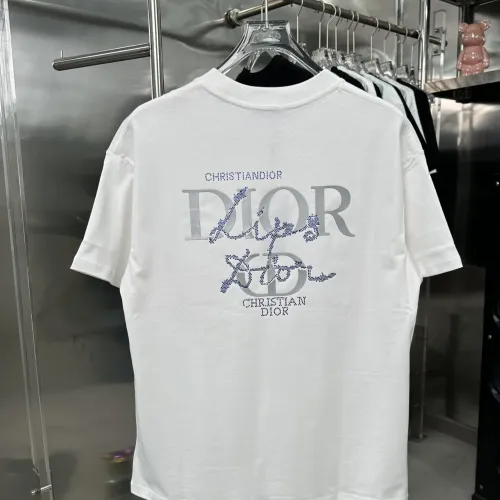 Replica Christian Dior T-Shirts Short Sleeved For Unisex #1412116 $42.00 USD for Wholesale