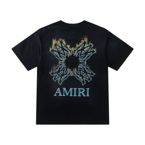 Replica Amiri T-Shirts Short Sleeved For Unisex #1412149 $42.00 USD for Wholesale