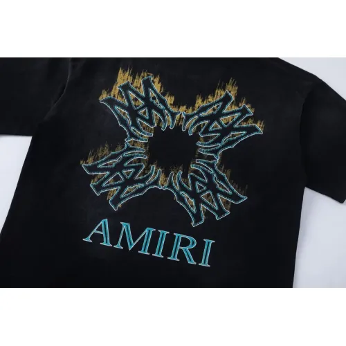 Replica Amiri T-Shirts Short Sleeved For Unisex #1412149 $42.00 USD for Wholesale