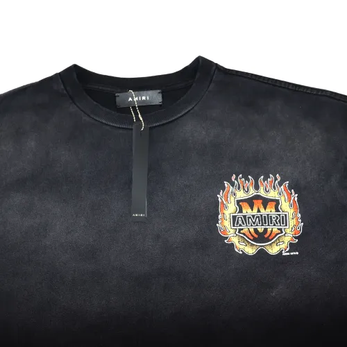 Replica Amiri T-Shirts Short Sleeved For Unisex #1412154 $34.00 USD for Wholesale