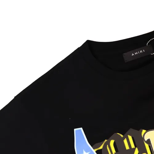 Replica Amiri T-Shirts Short Sleeved For Unisex #1412155 $32.00 USD for Wholesale